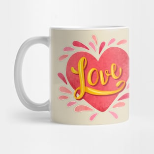 Love in Heart Mug